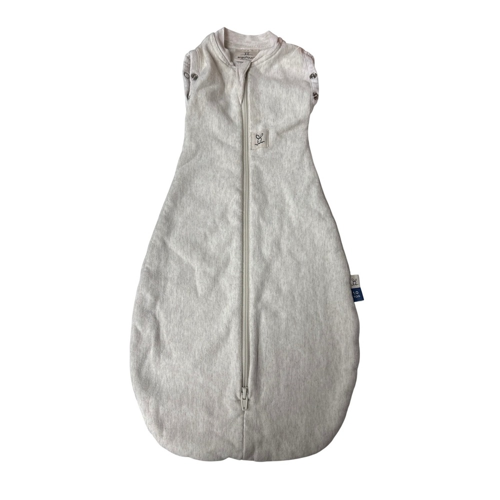 ergoPouch Cocoon Swaddle Bag Unisex 0000 Oatmeal 1.0 TOG Organic Cotton Swaddle